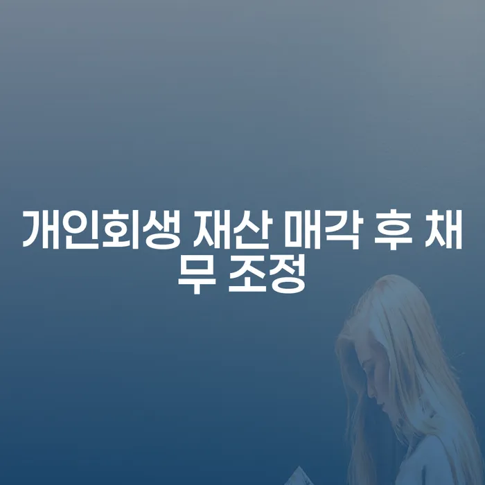 개인회생 재산 매각 후 채무 조정, 어떻게 해야 할까요?